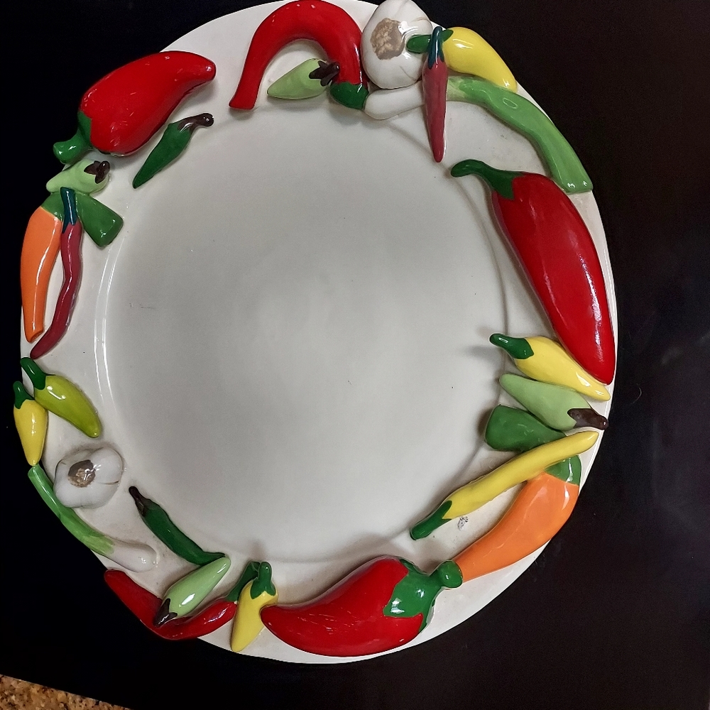 StoryTellers Hand painted 3d platter.